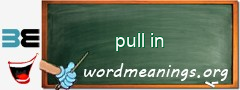 WordMeaning blackboard for pull in